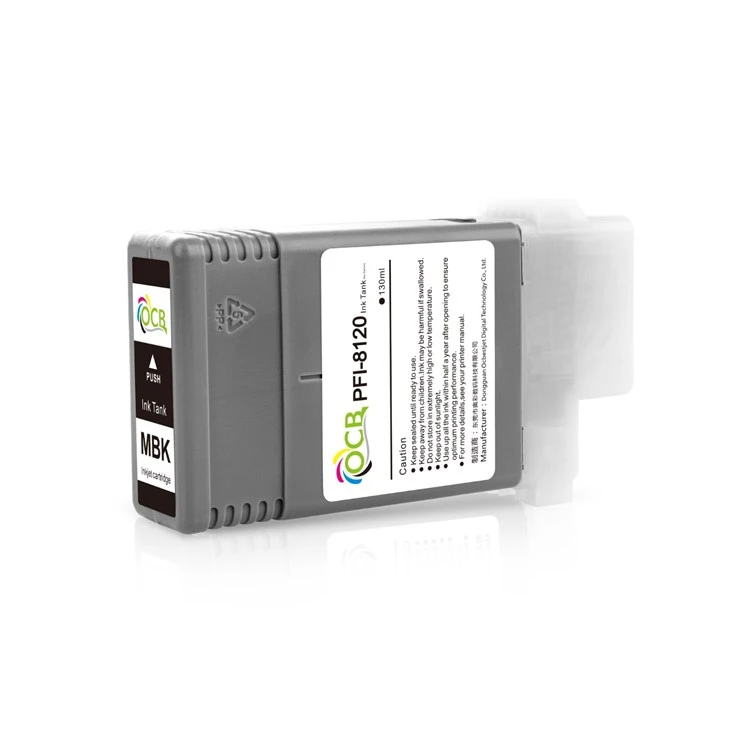 130ML PFI 8120 Compatible Ink Cartridge Filled WIth Pigment Ink With Chip For Canon TM-5200 TM-5205 TM-5300 TM-5300 MFP TM-5305
